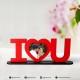 Personalized I Love You Frame with Photo And Ferrero Rocher Chocolate Gift Box