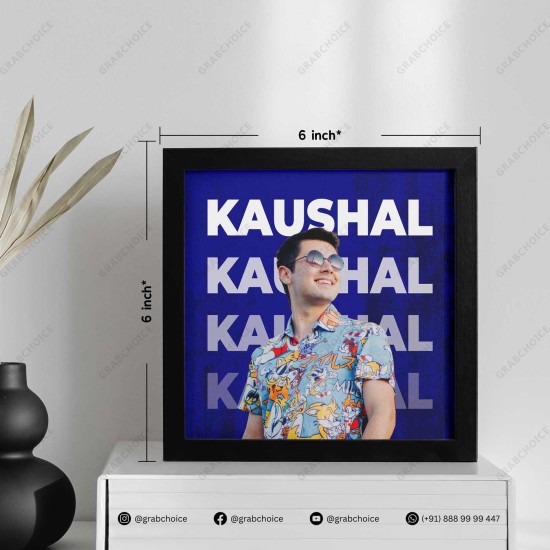 Photo Cutout With Name Table Top Frame