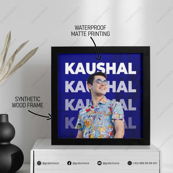 Photo Cutout With Name Table Top Frame