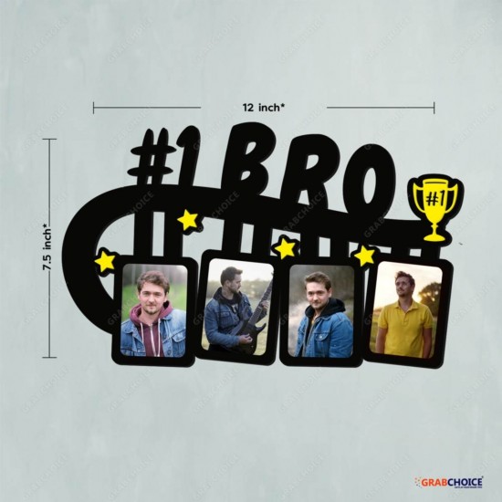 #1 BRO Photo Frame