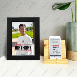 Personalized Happy Birthday Photo Frame Gift For Brother-4x6