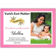 Personalized World's Best Mother Certificate