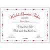 Personalized World's Greatest Father Certificate