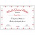 Personalized World's Greatest Mother Certificate