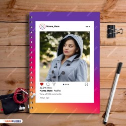 Instagram Personalized Notebook - A5