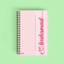 Gift For BridesMaid Notebook Favors 1