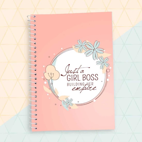 Girl Boss Quotation Notebook