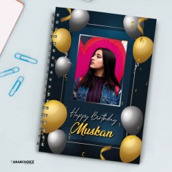Personalized Birthday Notebook With Photo And Name