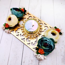 Decorative Candle Holder with Tea Light Candle Holder - (Multicolor)