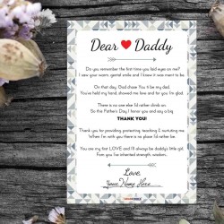 Personalized Letter to The World's Greatest Dad