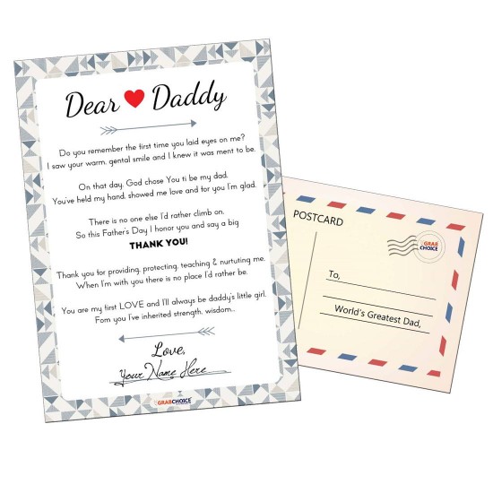Personalized Letter to The World's Greatest Dad Personalized Letter to The World's Greatest Dad