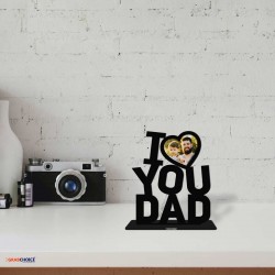 Personalized I Love You Dad Photo Frame
