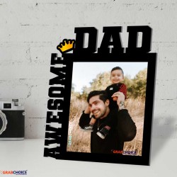 Personalized Awesome Dad Photo Frame