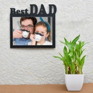 Personalized Best Dad Photo Frame