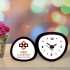 Personalized Table Clock With Comapny Logo