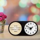 Personalized Table Clock With Comapny Logo