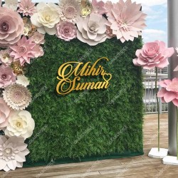 Personalized Couple Name Sign For Backdrop