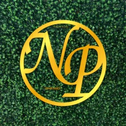 Personalized Initial Backdrop Cutout