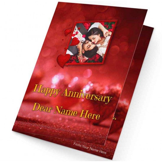 Personalized Anniversary Greeting Card