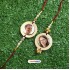 Personalized Bhaiya-Bhabhi Rakhi with Roli Chawal