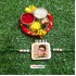 Personalized Bhai Rakhi with Roli Chawal Platter 