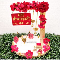 Sada Saubhgyawati Bhawa Wedding Mangalsutra Sindur Platter 