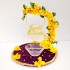 Personalized Haldi Platter with Bride/Groom Name