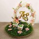 Personalized Engagement Ring Platter with Bride And Groom Name Initials