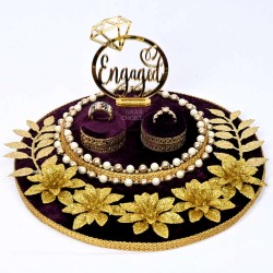 Engagement Ring Platter  (PURPLE)