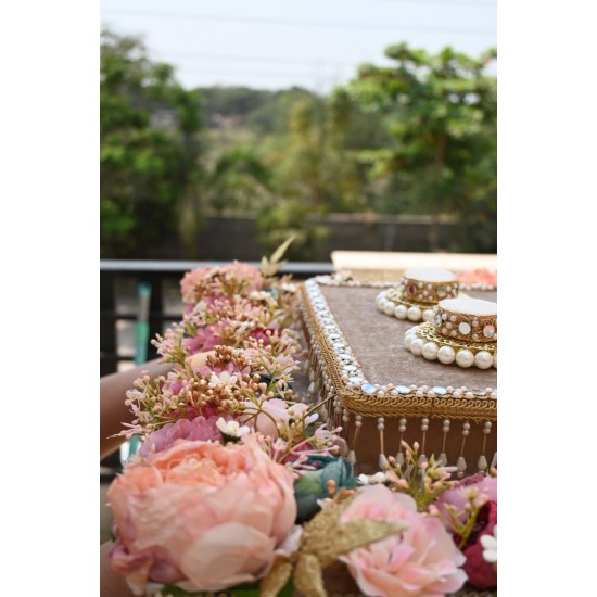 Personalized Engagement Ring Platter with Names