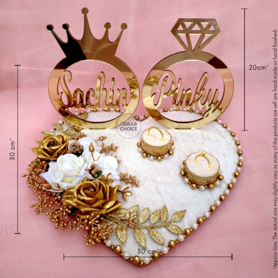 Custom Wedding Ring box for ceremony, wood wedding ring box • rustic wedding  rings box • real flowers in resin luxury ring box