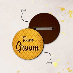 Team Groom Golden Badge