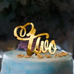 Number Two Cake Topper