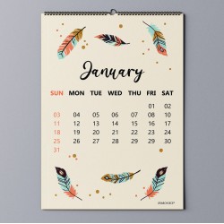 Wall Hanging Calendar 2021