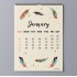 Wall Hanging Calendar 2021