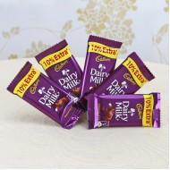 Cadbury Dairy Milk Chocolate Bar - 12.5g (Pack Of 5pc)