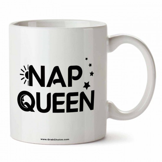 Nap Queen Printed Coffee Mug