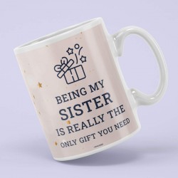 Sister Quotation Mug Gift for Rakhi