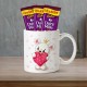 Cute Bear With Heart Printed Ceramic Mug Cute Bear With Heart Printed Ceramic Mug