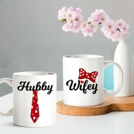Hubby Wife Couple Mug
