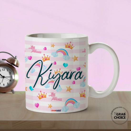 Little Princess Personalized Mug For Kids with Photo And Name Printed