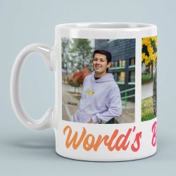 Personalized World's Best Mug With Photo For Brother