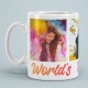 Personalized World's Best Mug With Photo For Sister