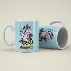 Personalized Unicorn Mug With Name For Kids 