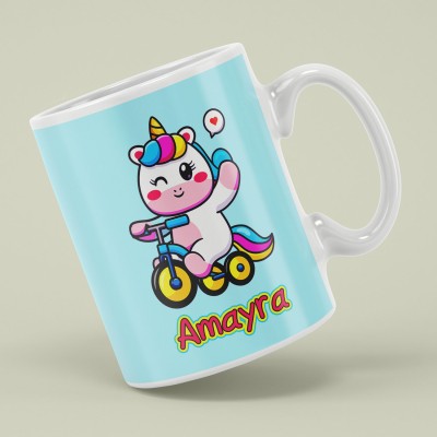 Personalized Unicorn Mug With Name For Kids 