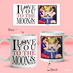 I Love You To The Moon And Back Personalized Mug