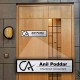 Custom Name Sign For Door - Silver- Rectangular