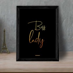 Boss Lady Quote Frame