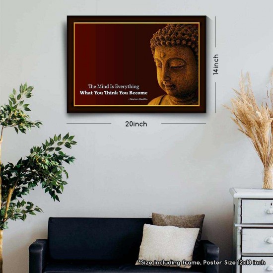 Buddha Quotation Frame