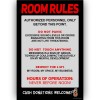 Room Rule Poster